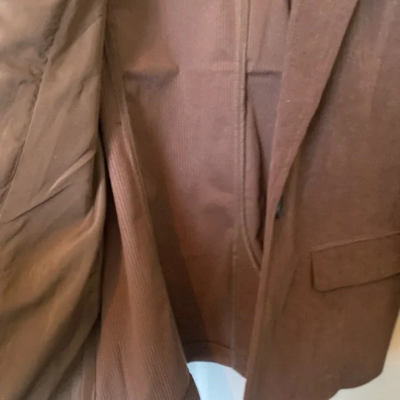 St John’s Bay Brown Corduroy Blazer - Picture 5 of 7